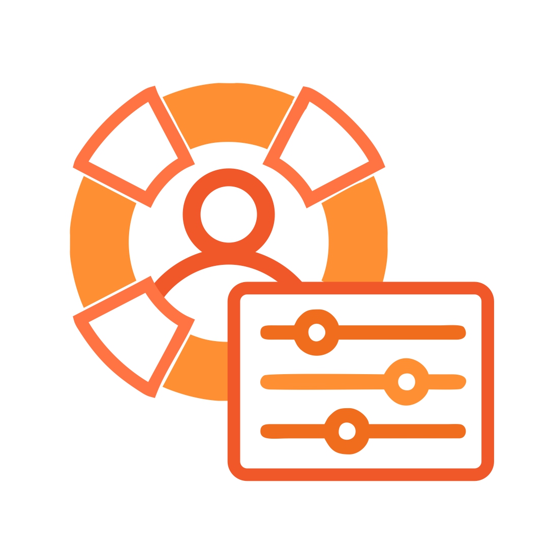 Icono armado de sistema auto customizable